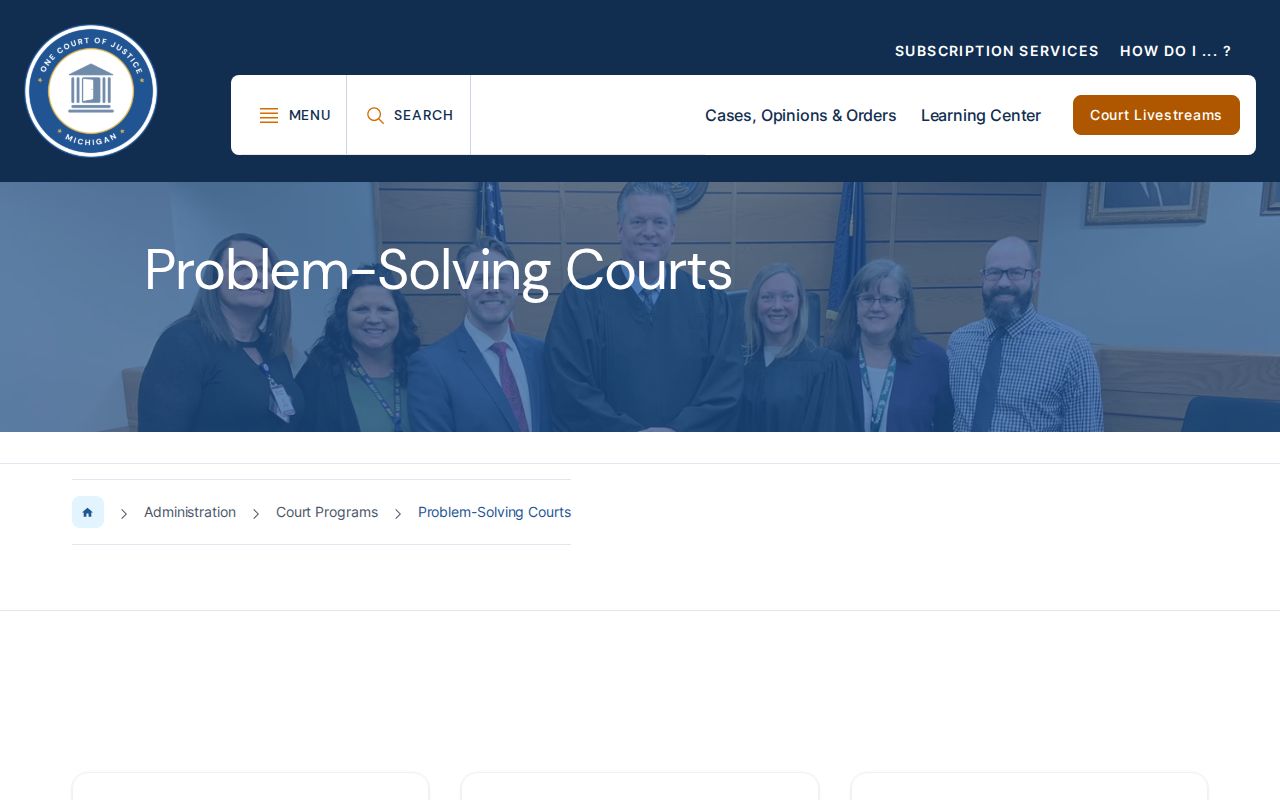 Missaukee County criminal court records and Michigan problem-solving courts