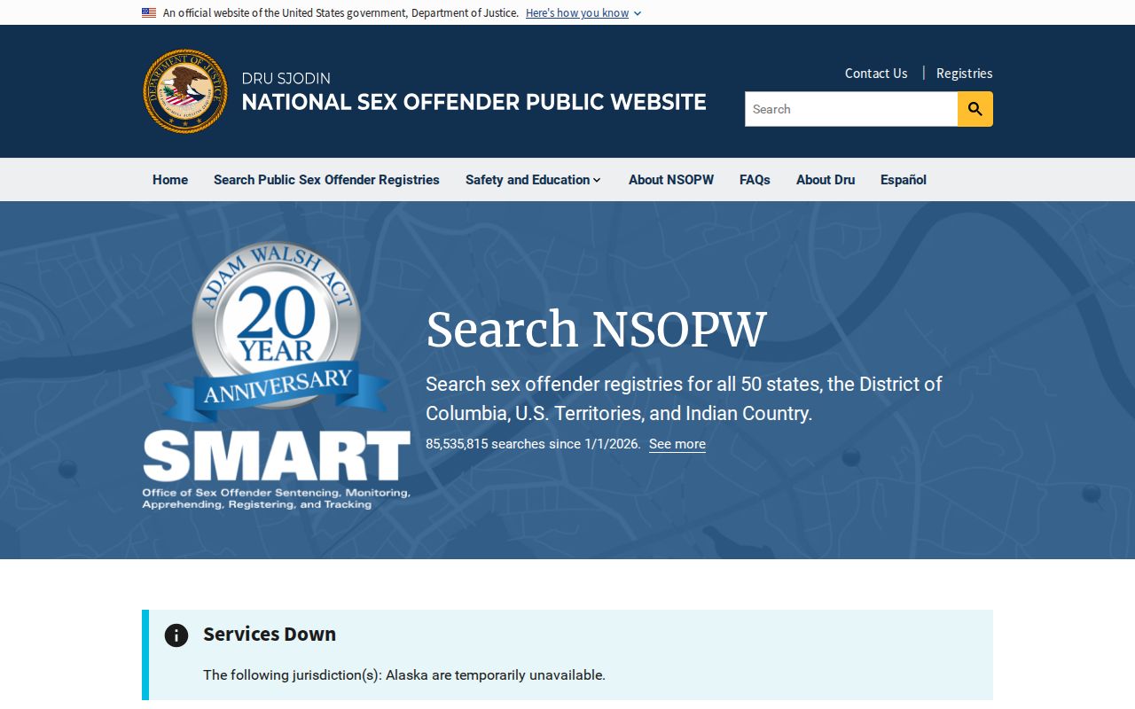 Missaukee County national sex offender search access